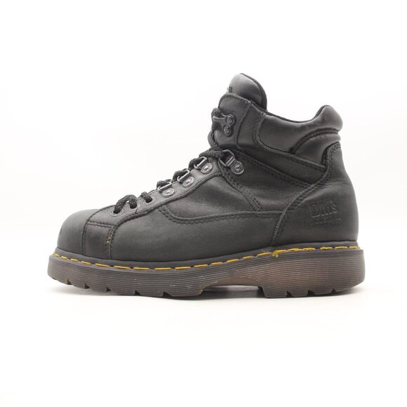 Doc Dr. Martens Industrial Steel Toe Black Leather Men\'s UK 8 US 9 Work England main image 8